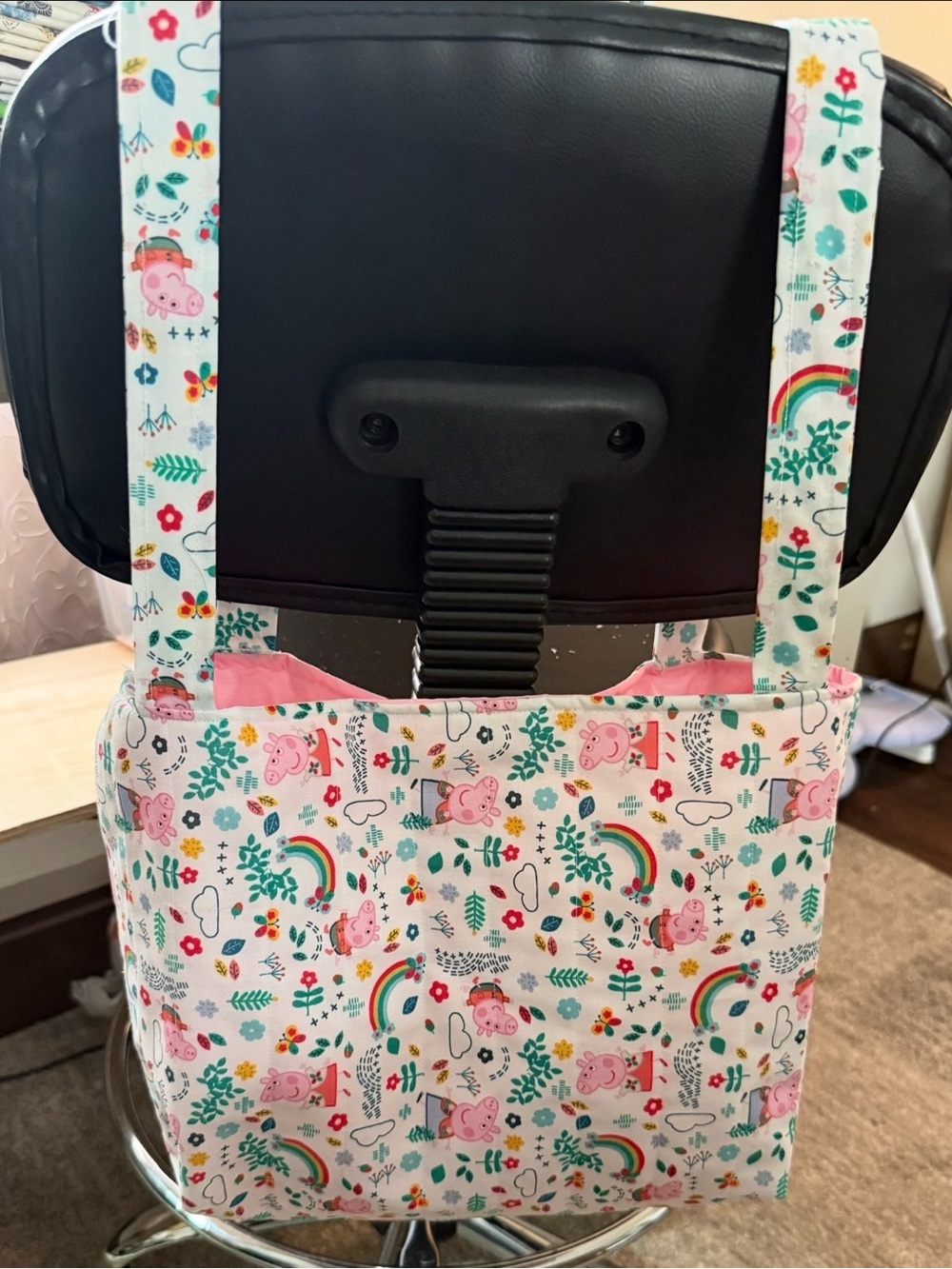 Peppa Pig  stroller Rainbow Tote Bag